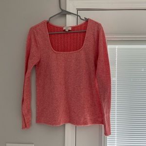 LOFT large pink top